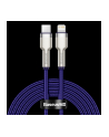 Baseus lightning - USB-C Cafule, PD, 20W, 2m (fioletowy) - nr 2