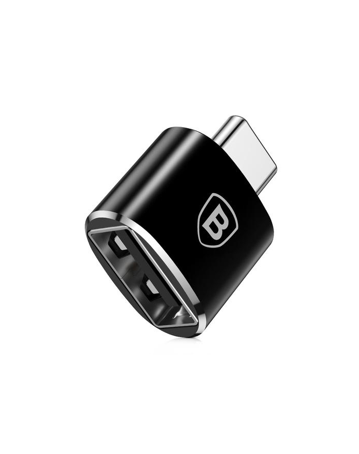 Adapter Baseus USB do USB Type-C 2,4A (czarny) główny