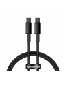 Baseus Tungsten Gold USB-C do USB-C, 100W, 2m (czarny) - nr 1