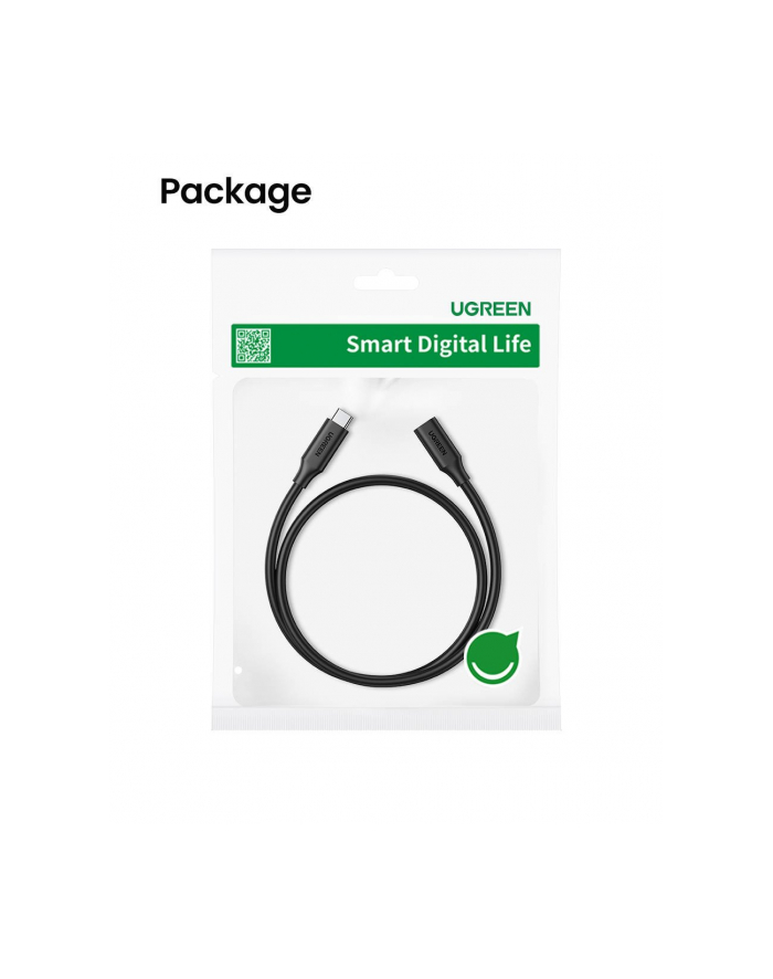 Ugreen USB-C 3.1 Gen2 4K, 100W, 1m czarny główny