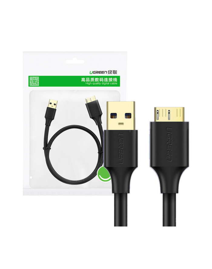 Ugreen USB 3.0 - micro USB 3.0 1m czarny główny