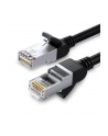Ugreen NW101 z metalowymi wtyczkami, Ethernet RJ45, Cat.6, UTP, 0.5m czarny - nr 1