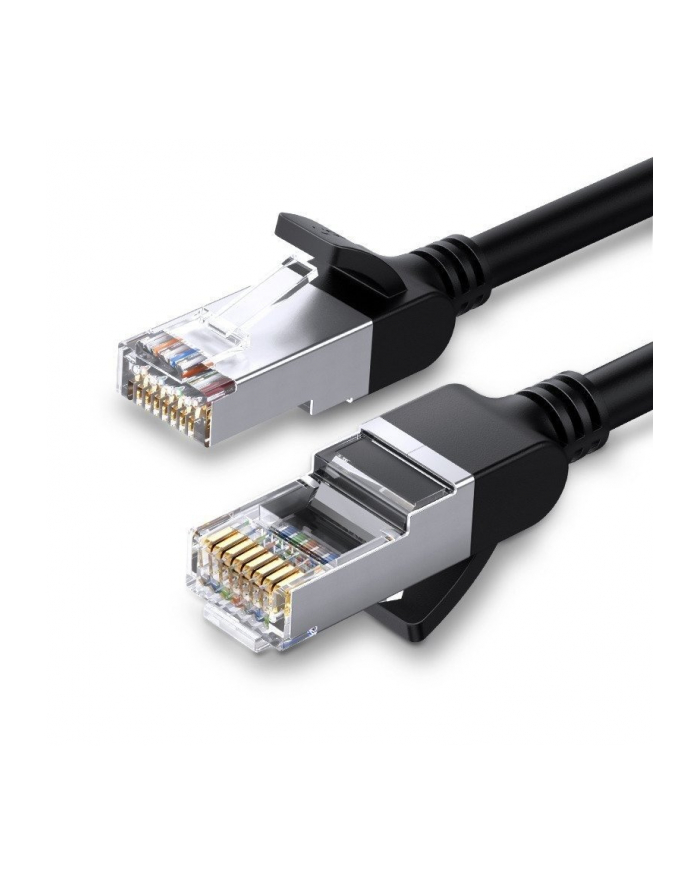 Ugreen NW101 z metalowymi wtyczkami, Ethernet RJ45, Cat.6, UTP, 0.5m czarny główny