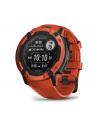 Garmin Instinct 2X Solar (ognistoczerwony / ognistoczerwonyy pasek) - nr 2