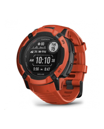 Garmin Instinct 2X Solar (ognistoczerwony / ognistoczerwonyy pasek)
