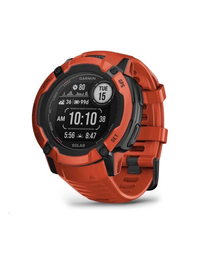 Garmin Instinct 2X Solar (ognistoczerwony / ognistoczerwonyy pasek) główny