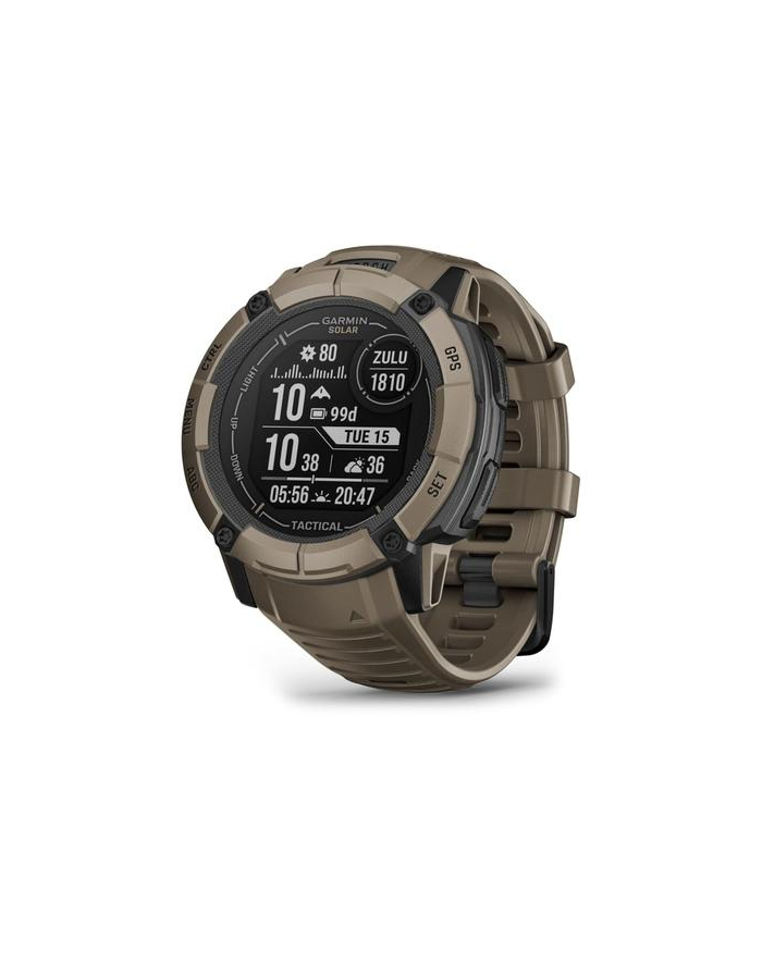 Garmin Instinct 2X Solar Tactical Edition (jasnobrązowy / jasnobrązowy pasek) główny