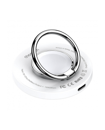 Choetech T603-F 2w1 uchwyt (biała) ładowarka indukcyjna