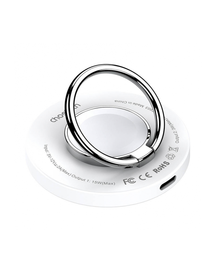 Choetech T603-F 2w1 uchwyt (biała) ładowarka indukcyjna główny