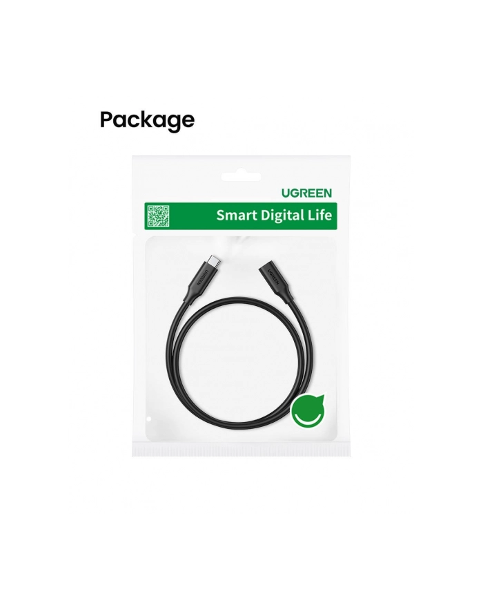Ugreen USB-C 3.1 Gen2 4K, 100W, 1m czarny główny