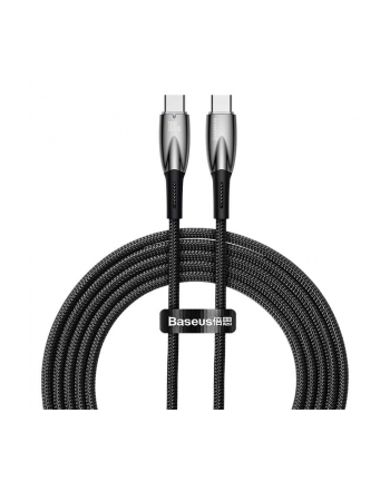 Kabel USB-C do USB-C Baseus Glimmer, 100W, 2m (czarny) nr 2