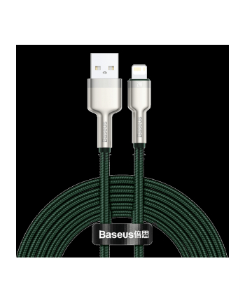 Baseus lightning - USB-A Cafule, 2.4A, 2m (zielony)