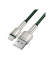Baseus lightning - USB-A Cafule, 2.4A, 2m (zielony) - nr 3