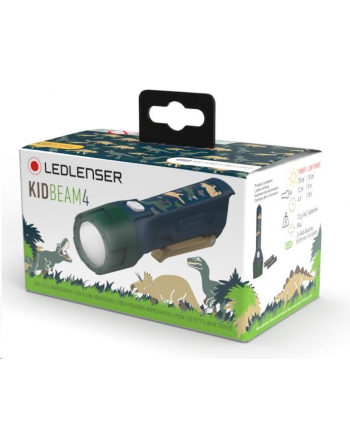 Ledlenser latarka ręczna dziecięca Kidbeam4 zielona