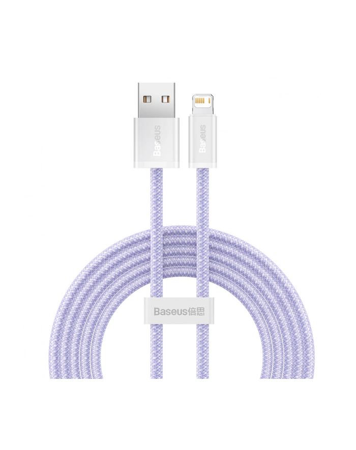 Baseus Dynamic USB do Lightning, 2.4A, 2m (fioletowy) główny