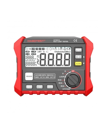 Habotest HT5910 tester wyłączników różnicowoprądowych / rezystancji nr 1
