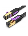 Vention Płaski UTP Cat.7 RJ45 Ethernet 10m czarny Kabel sieciowy UTP Cat.7 - nr 5