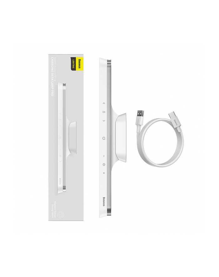 Baseus Magnetic Stepless Pro, z panelem dotykowym (biała) Lampa magnetyczna główny