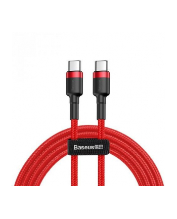 Baseus Cafule USB-C do USB-C PD 2.0, QC 3.0, 60W, 2m (czerwony) nr 1