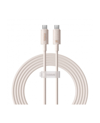 Baseus USB-C do USB-C Habitat Series 100W, 2m (różowy)