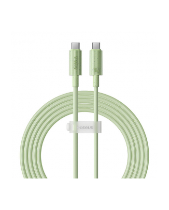 Baseus USB-C do USB-C Habitat Series 100W, 2m (zielony)