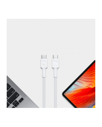 Green Cell PowerStream USB-C Typ C 30cm, Power Delivery 60W, Quick Charge 3.0 Biały nr 1