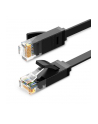 Ugreen Ethernet RJ45, Cat.6, UTP, 8m, płaski czarny - nr 1