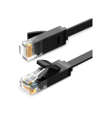 Ugreen Ethernet RJ45, Cat.6, UTP, 8m, płaski czarny