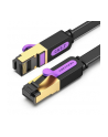 Vention Płaski UTP Cat.7 RJ45 Ethernet 10m czarny Kabel sieciowy UTP Cat.7 - nr 5