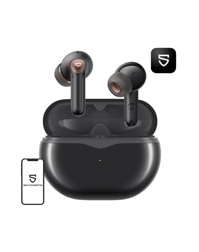 Soundpeats Air 4 Pro, ANC Czarne główny