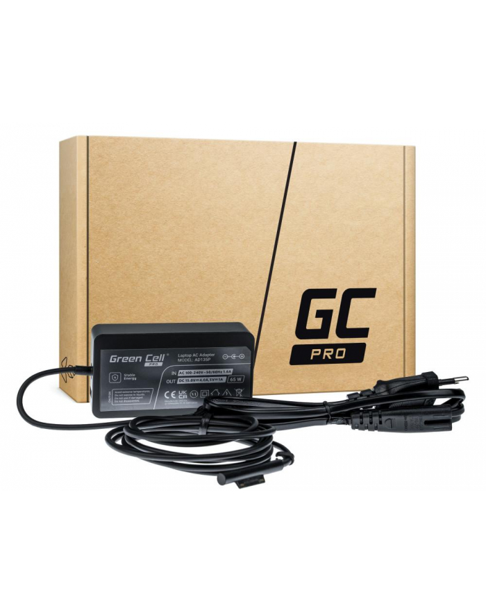 Green Cell PRO 1706 65W 15V 4A do Microsoft Surface Laptop, Pro, Book, Go główny