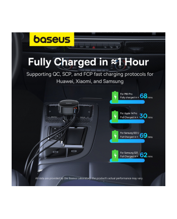Baseus Enjoyment USB-C z kablem USB-C i Lightning 60 W (czarna) nr 1