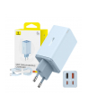 Baseus GaN6 Pro, 2xUSB-C + 2xUSB, 65W (niebieska) - nr 2