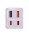 Baseus GaN6 Pro, 2xUSB-C + 2xUSB, 65W (fioletowa) - nr 8