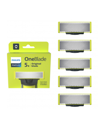 Philips OneBlade QP250/50 5 szt. Wymienne ostrze 5 szt. | Stal nierdzewna