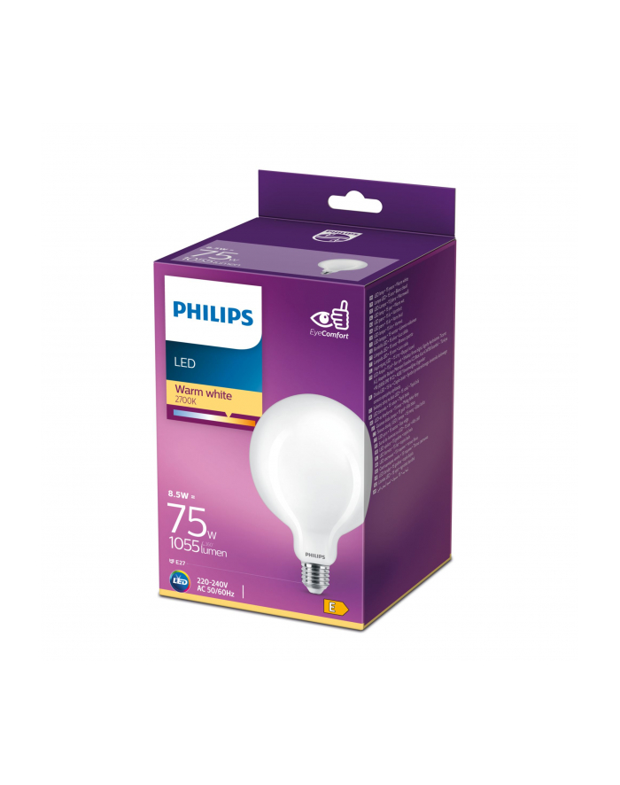 Philips Żarówka LED classic 75W G120 E27 WW FR ND SRT4 główny