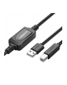 Ugreen US122 USB 2.0 A-B do drukarki, 15m czarny - nr 1