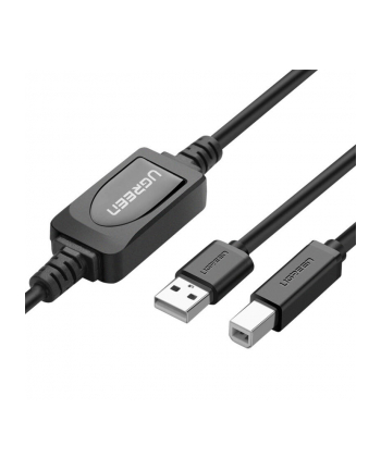 Ugreen US122 USB 2.0 A-B do drukarki, 15m czarny