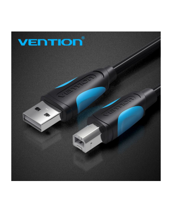 Vention USB 2.0 A do USB-B, do drukarki, 3m Kabel USB 2.0 A - USB-B