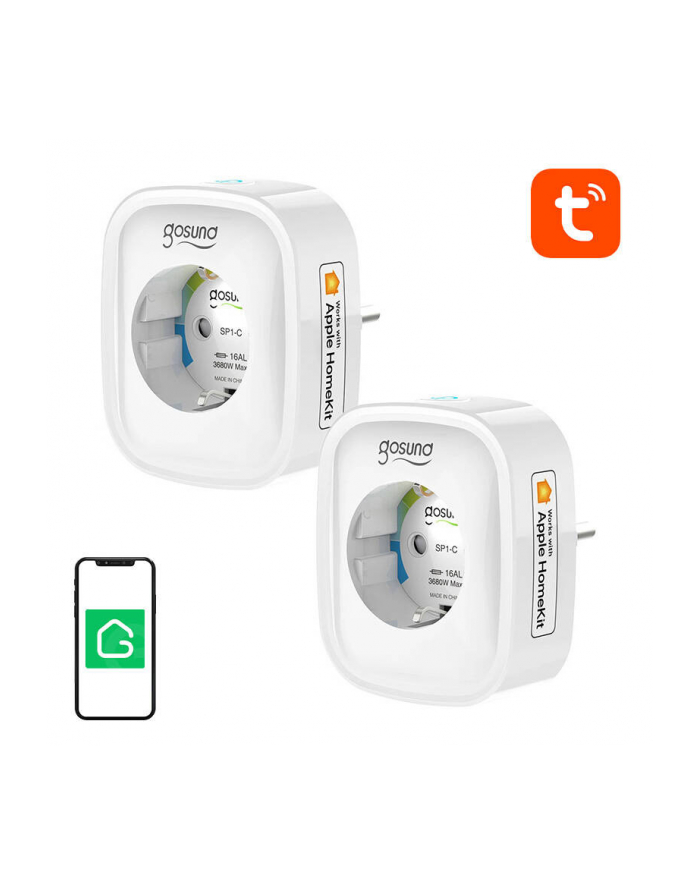 Gosund SP1-H, 2 sztuki (HomeKit) (dwupak) główny