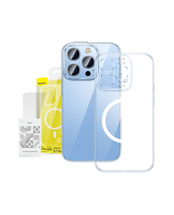 Baseus zestaw ochronny Crystal do iPhone 14 Pro Max