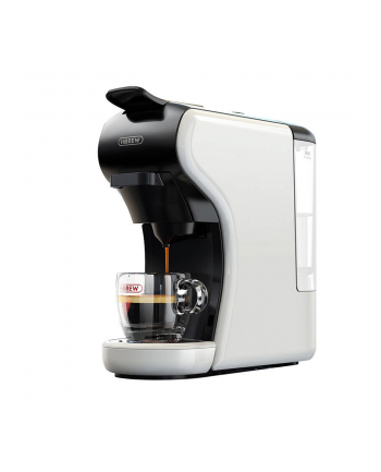 HiBREW H1A 4w1 biały Moc [W]: 1450 | Pojemność zbiornika na wodę [ml]: 600 | Kompatybilny z kapsułkami: Nespresso, Dolce Gusto, saszetki E.S.E