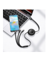 Baseus Bright Mirror 2 USB 3w1, micro USB / Lightning / USB-C, 66W / 2A, 1.1m (czarny) - nr 16
