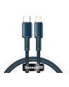 Baseus High Density Braided USB-C do Lightning, 20W, 5A, PD, 2m (niebieski) - nr 1