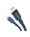 Baseus High Density Braided USB-C do Lightning, 20W, 5A, PD, 2m (niebieski) - nr 5