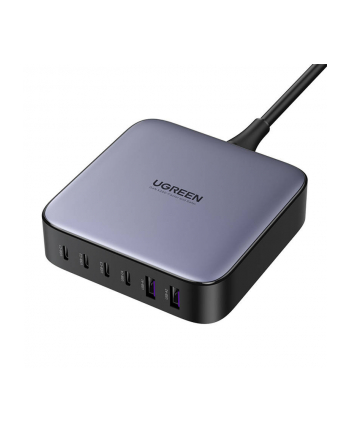 Ugreen 2x USB-A, 4x USB-C, GaN, 200W czarny ładowarka sieciowa