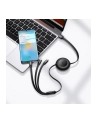 Baseus Bright Mirror 2 USB 3w1, micro USB / Lightning / USB-C, 66W / 2A, 1.1m (czarny) - nr 10