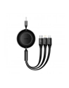 Baseus Bright Mirror 2 USB 3w1, micro USB / Lightning / USB-C, 66W / 2A, 1.1m (czarny) - nr 1