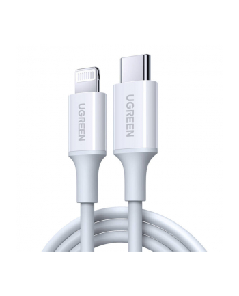 Ugreen US171 USB-C do Lightning 3A, 0.25m biały
