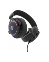 Genesis Neon 764 RGB czarne słuchawki nauszne | przewodowe | mikrofon ruchomy | czarne | 2.2 m | regulacja głośności | USB 2.0 - nr 12
